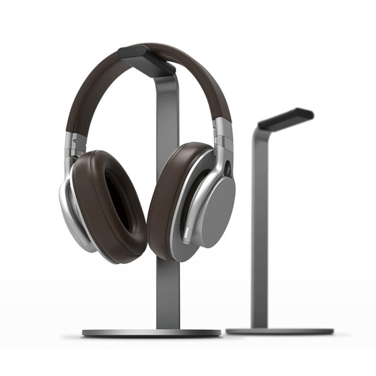 Aluminum Alloy Headphone Holder H-Stand - Dark Gray