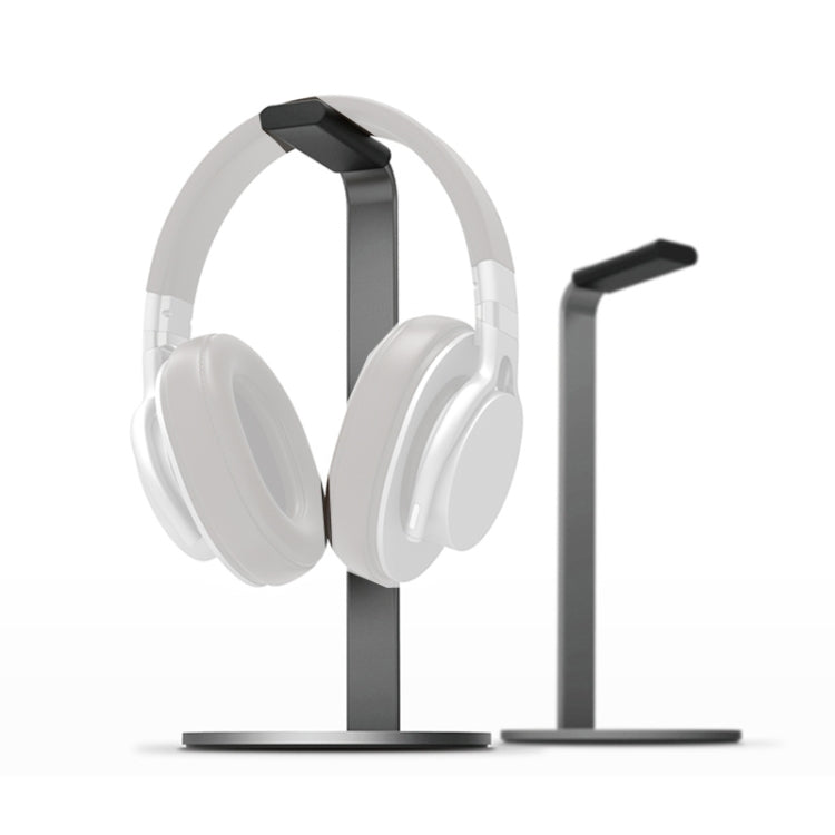 Aluminum Alloy Headphone Holder H-Stand - Dark Gray