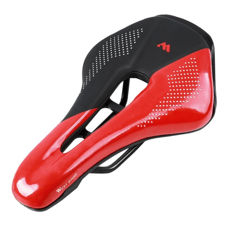 WEST BIKING Breathable Comfortable Cycling Seat (Black Red)
