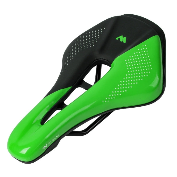 WEST BIKING Cycling Seat Hollow Breathable Comfortable Saddle Riding Equipment (Dark Green)