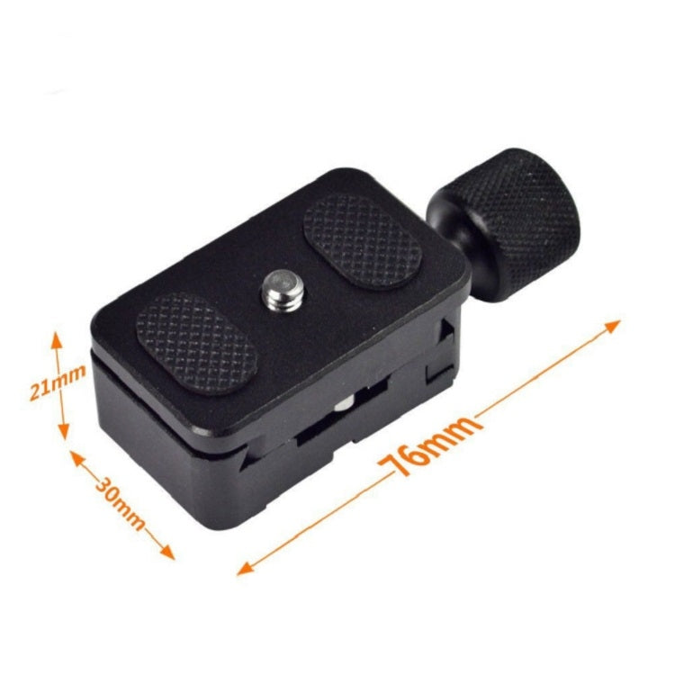 Aluminum Alloy Quick Release Plate for Cameras, 5kg Weight-Bearing Capacity