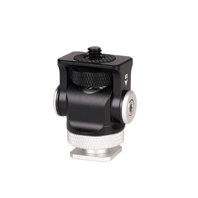 Swivel Mini Tripod Ball-Head with Cold Shoe Mount Adapter