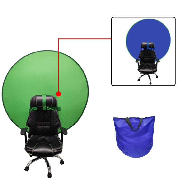 Live E-Sports Double Layer Blue Green Folding Background Board - 142cm