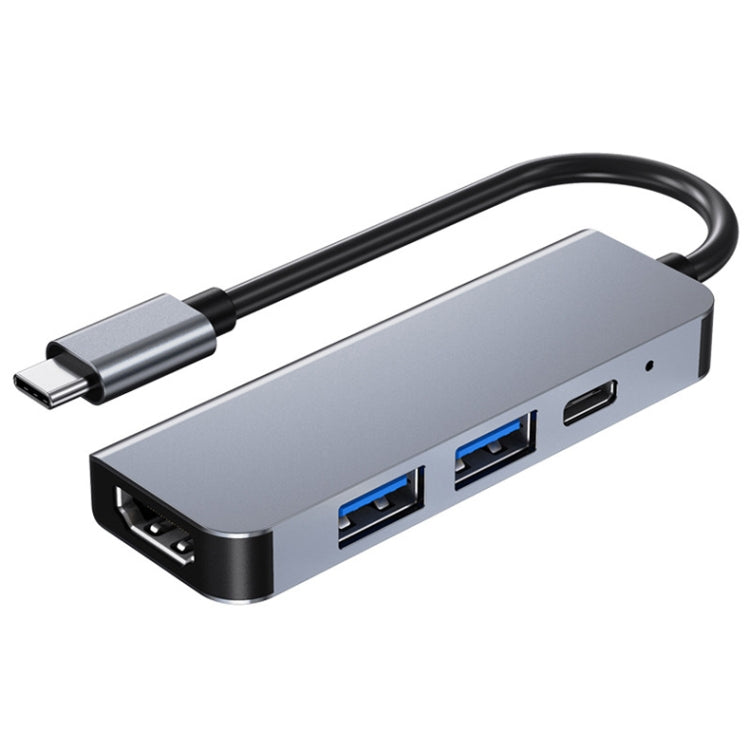 4-in-1 USB-C Hub with 4K HDMI, USB 3.0, USB 2.0, and PD Charging