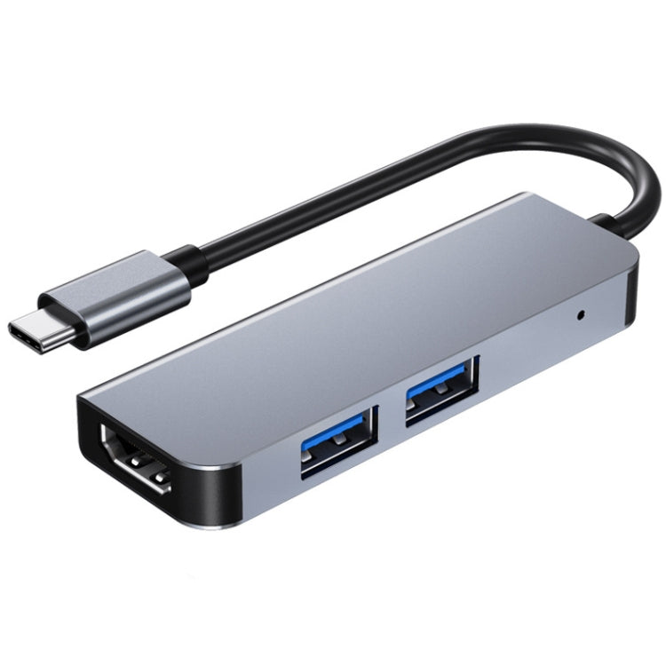 Multifunctional 3-In-1 USB-C Docking Station with 4K HDMI and 2 USB 3.0 Ports