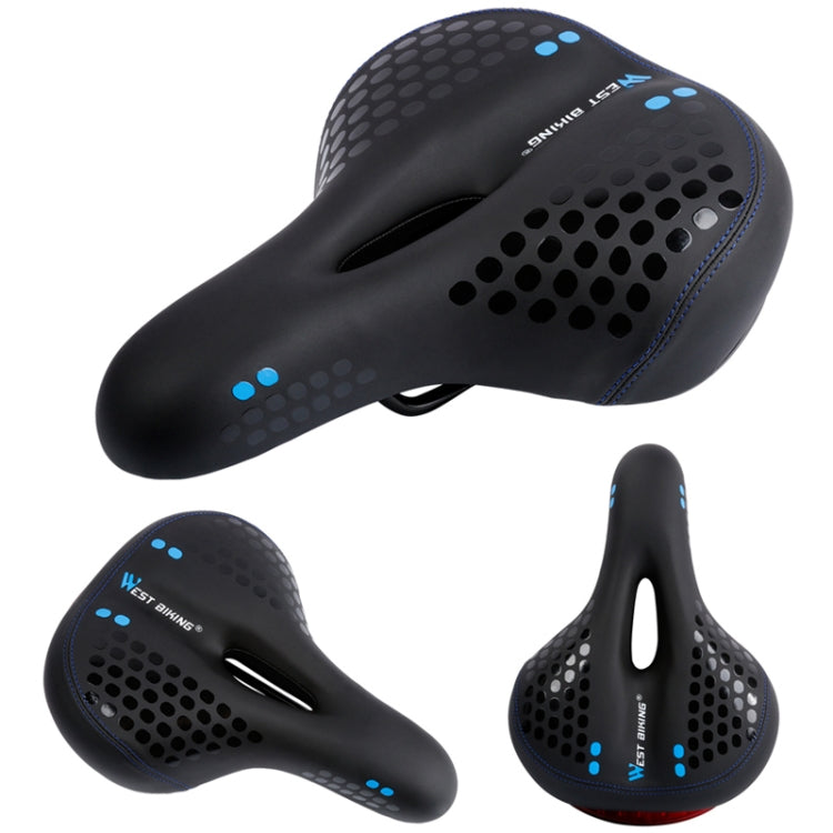 WEST BIKING YP0801083 Taillight Mountain Bike Seat Cushion