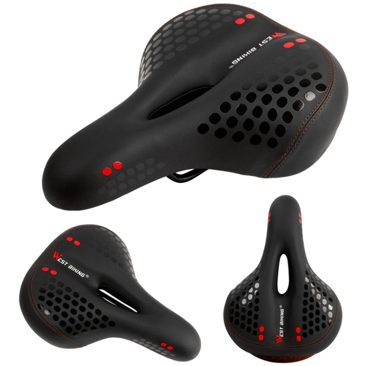 Bicycle Taillight Thickened Soft Mountain Bike Seat Cushion