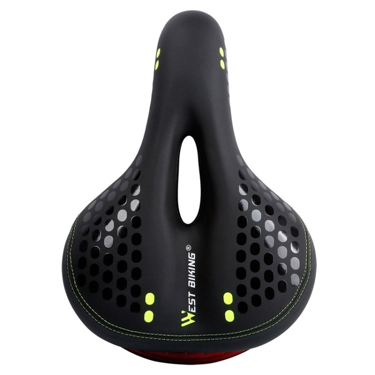 WEST BIKING YP0801083 Bike Seat Cushion with Taillight (Dark Green)