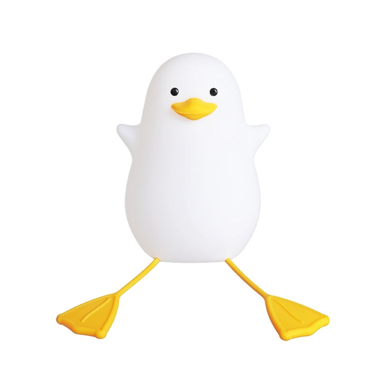 Silicone LED Night Light Mobile Phone Holder(Yellow Mouth)