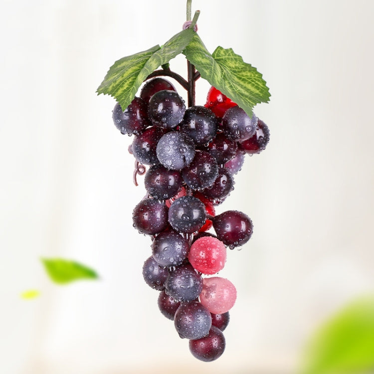 Simulation Agate Grapes - Set of 4 Bunches With 36 Grain, PVC Material