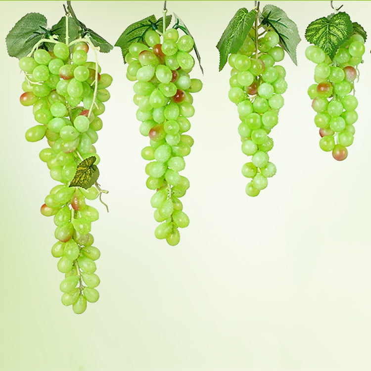 60 Green Grapes Simulation Fruit Bunches - Set of 4