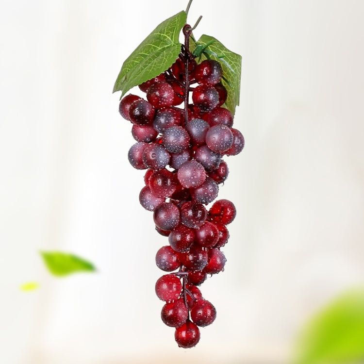 60 Red Grapes Simulation Fruit Bunches - Set of 4