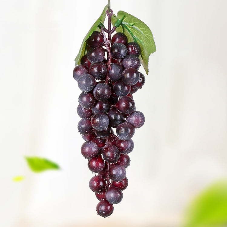 60 Purple Grapes Simulation Fruit Bunches - Set of 4