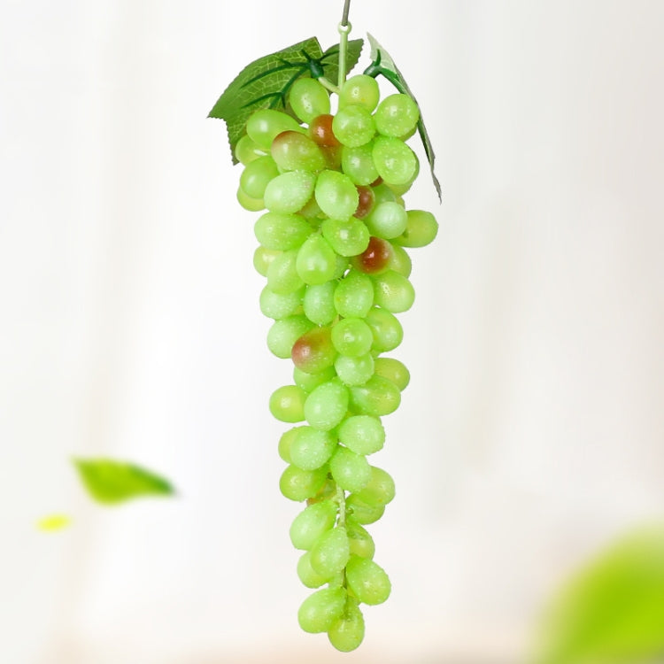 Green Grapes Simulation Fruit Bunches - PVC Props for Interior Decoration