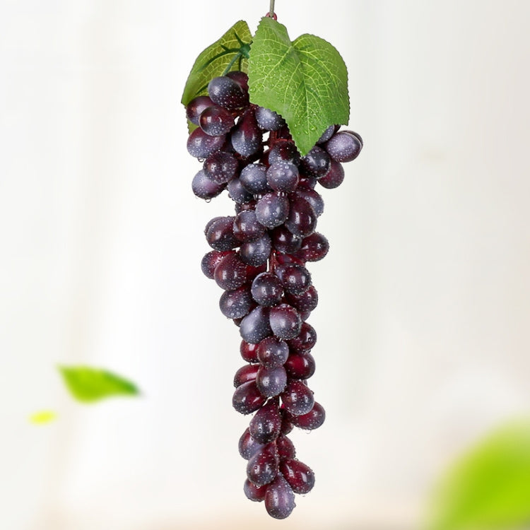 Lifelike Purple Grape Simulation Bunches - Set of 85 Pieces