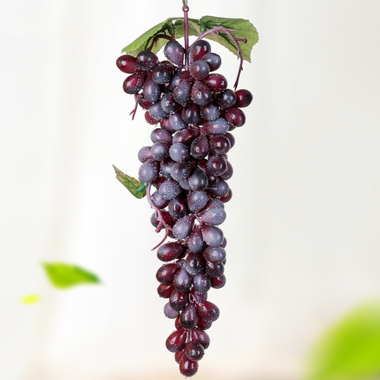 Simulation Purple Grape Bunches for Decoration and Photography Props