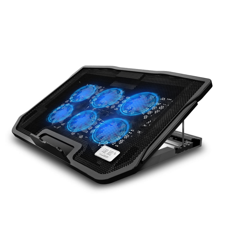 NUOXI H9 Laptop Cooling Pad with Six Fans and Non-Slip Design