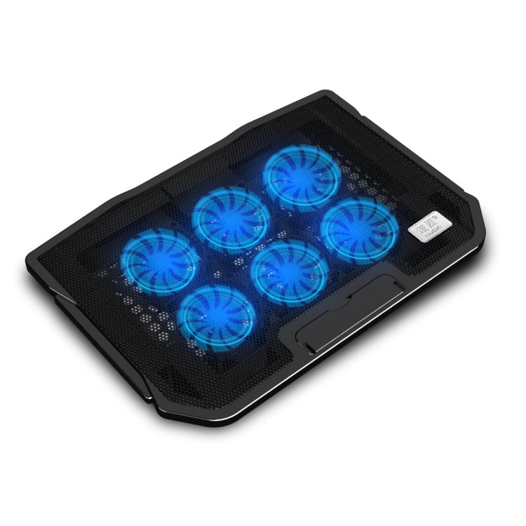 NUOXI H9 Laptop Cooling Pad with Six Fans and Non-Slip Design