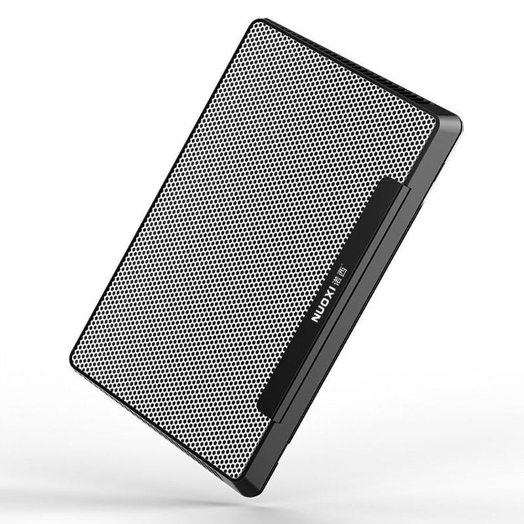 NUOXI X8 Aluminum Alloy Notebook Radiator with Six-Fan Cooling System and Adjustable Bracket (Black)
