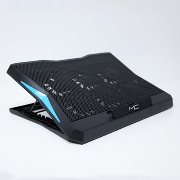 MC Q3 Laptop Radiator Exhaust Fan Cooling Stand (Black Standard Edition)