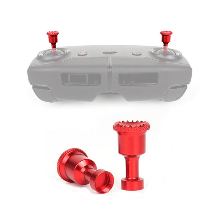 2 Pieces Sunnylife AIR-YG9101 Drone Control Joystick Thumb Rocker for DJI Mavic Mini / Mavic 2 / Mavic Air (Red)