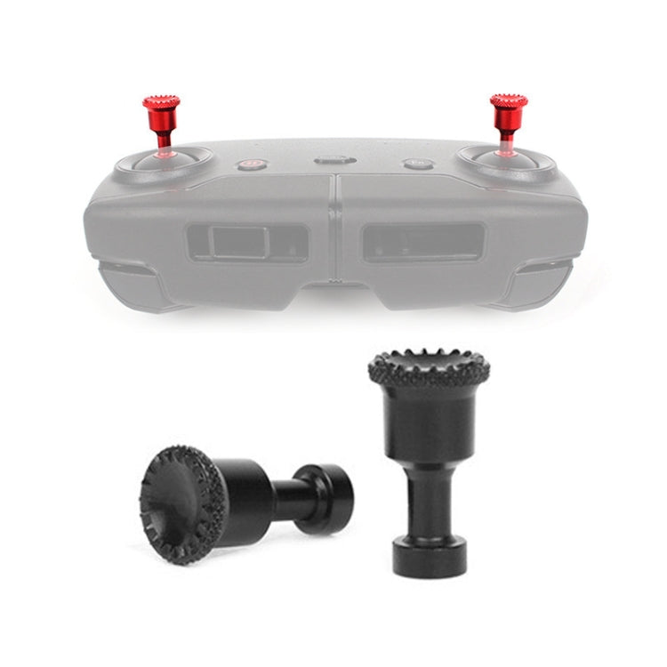 Sunnylife AIR-YG9101 2 PCS Aluminum Alloy Joystick Thumb Rocker for DJI Drones (Black)