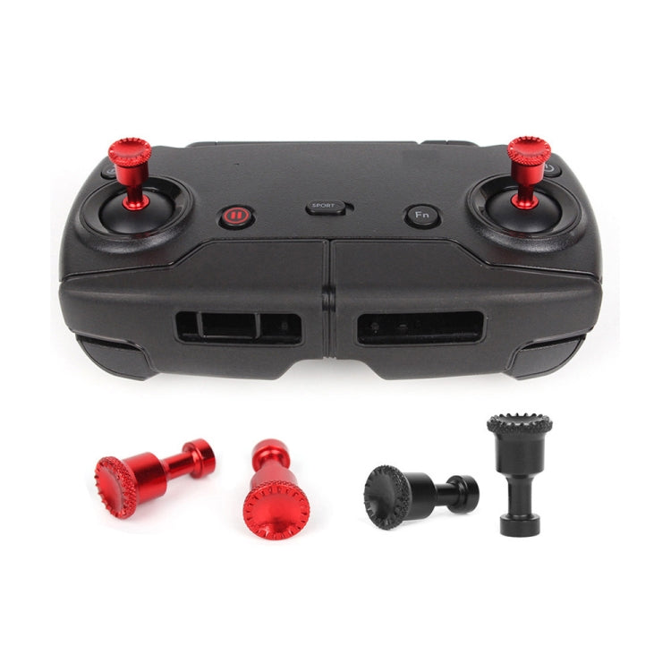 Sunnylife AIR-YG9101 2 PCS Aluminum Alloy Joystick Thumb Rocker for DJI Drones (Black)