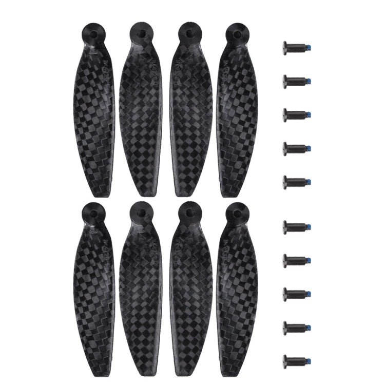 8 Pieces Sunnylife Carbon Fiber Propeller Low-Noise Wing Blades for DJI Mavic Mini 2