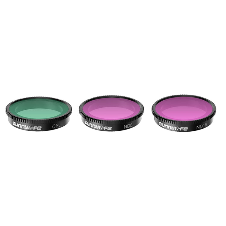 Sunnylife Insta360 GO 2 Sports Camera Filter Set - 3 in 1 CPL+ND8+ND16