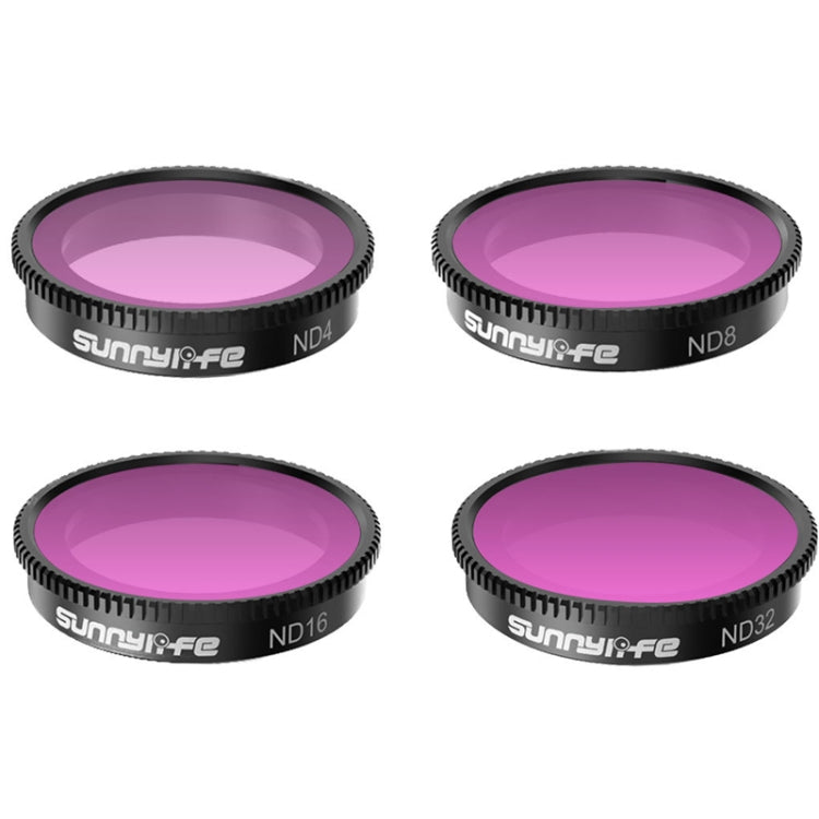 Sunnylife Sports Camera Filter Set for Insta360 GO 2 - 4 in 1 ND4+ND8+ND16+ND32