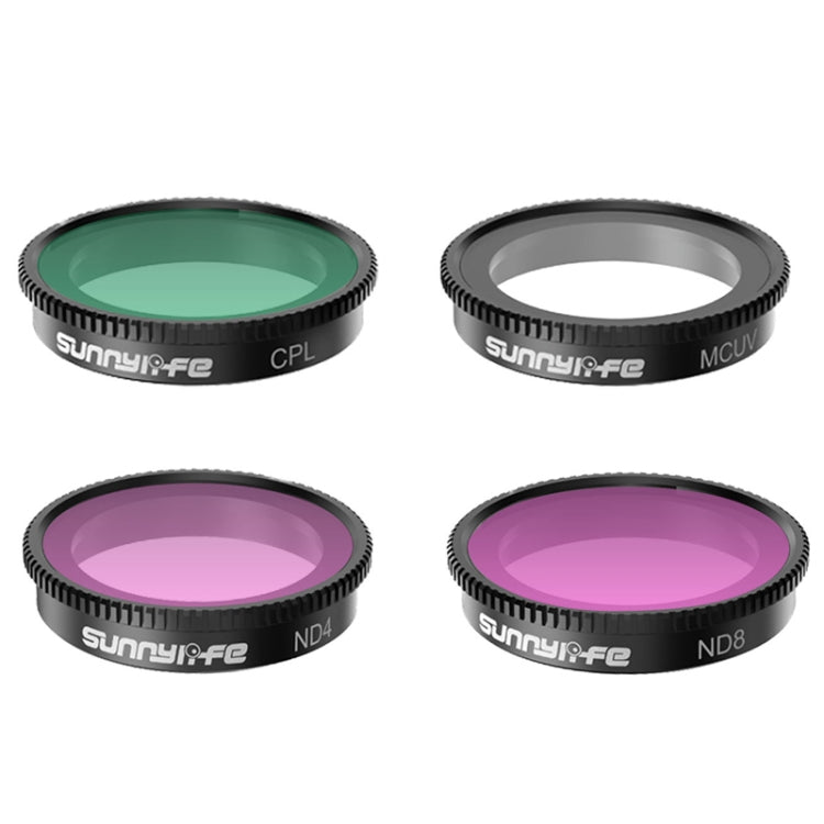 Sunnylife Insta360 GO 2 Sports Camera Filter 4-in-1 CPL+UV+ND4+ND8
