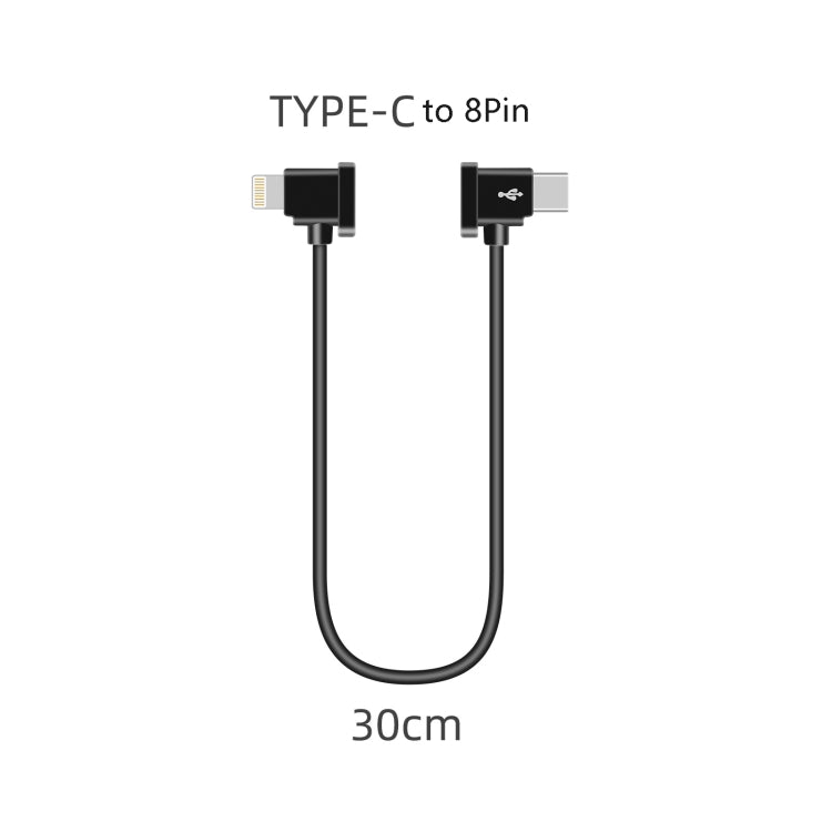 Sunnylife TY-X9304 Type-C to 8 Pin Cable for DJI Drones and Cameras