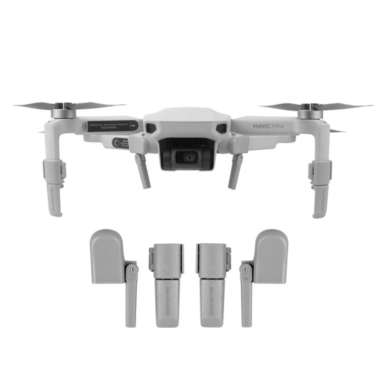 Foldable Heightened Landing Gear Holder for DJI Mavic Mini 1 (Grey)