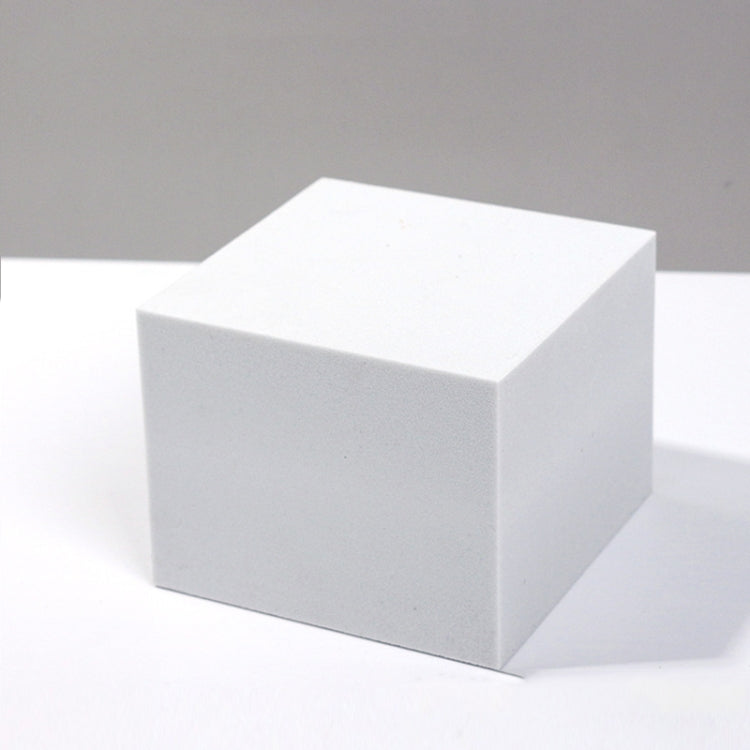 8-Piece Geometric Cube Photo Props Set, Large White Rectangular