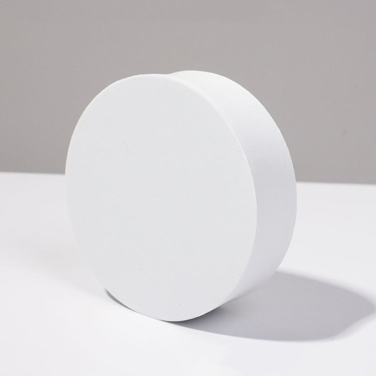 8 Piece Geometric Cube Photo Props Set - Large White Cylindrical