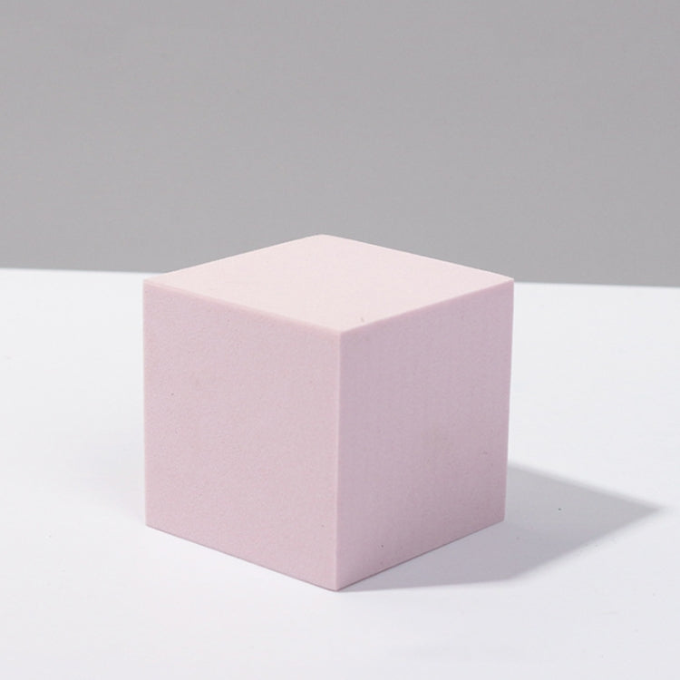 Photography Platform 8-Piece Geometric Cube Photo Props Set, Small Light Pink Square Color