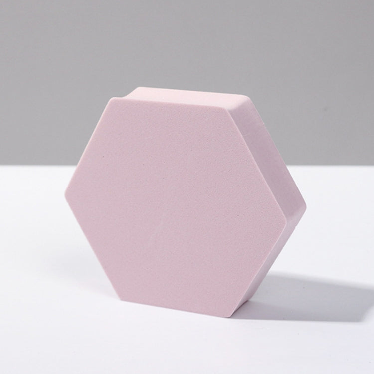 8 Piece Geometric Cube Photo Props Set for Photography Platform - Large Light Pink Hexagon