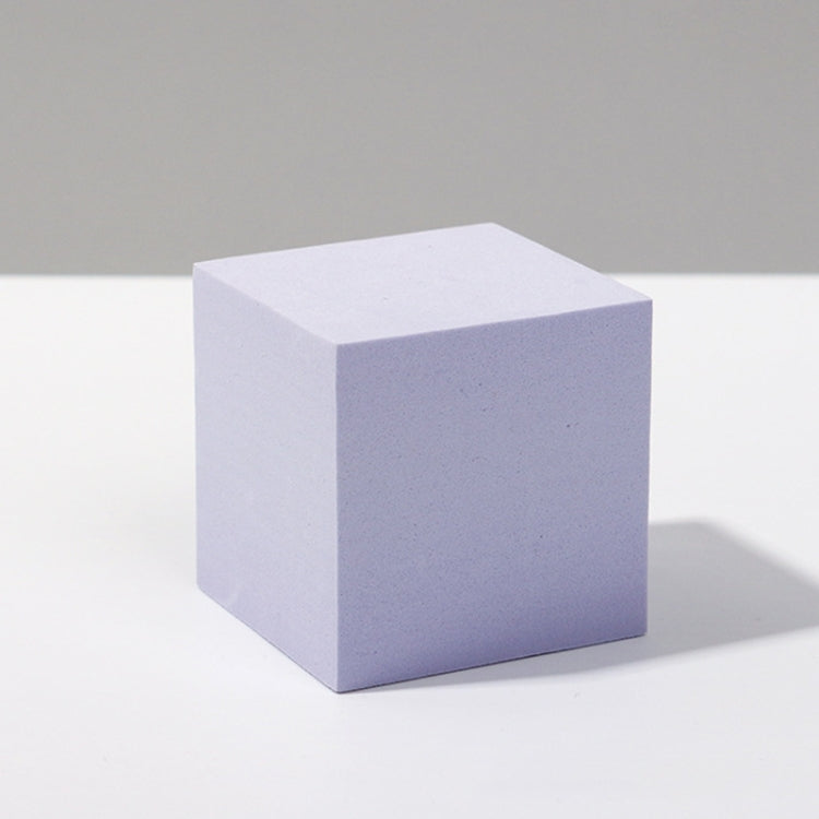 8-Piece Geometric Cube Photo Props Set in Small Purple Square Color