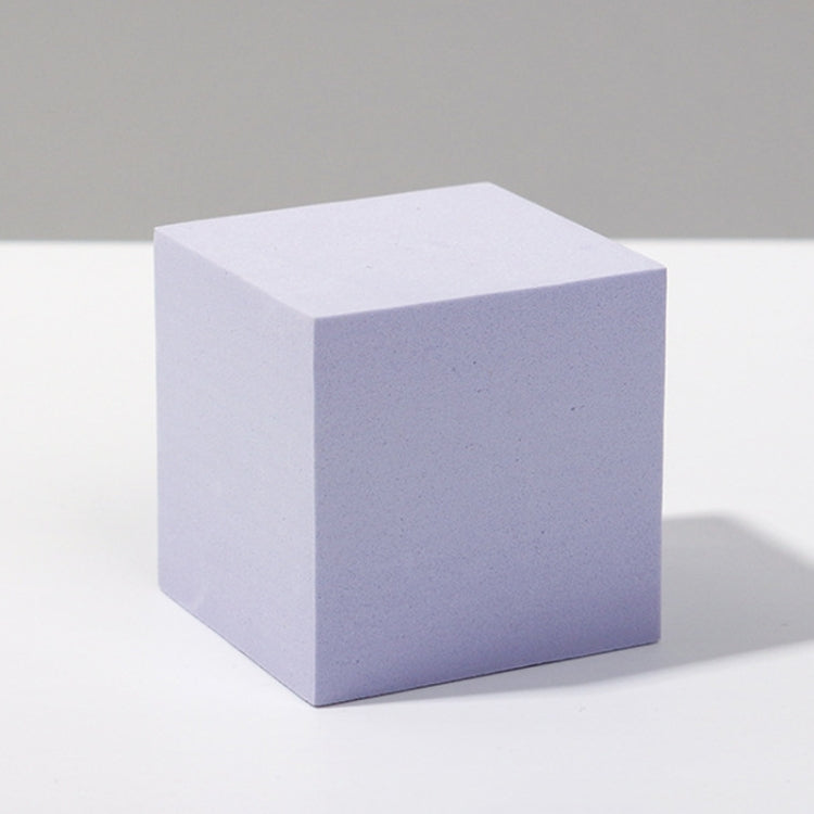 8-Piece Set of Large Purple Square Geometric Cube Photo Props