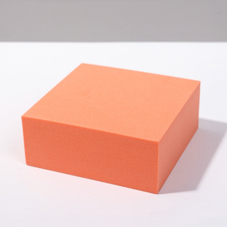 8 Piece Geometric Cube Photo Props Set - Small Orange Rectangular Color