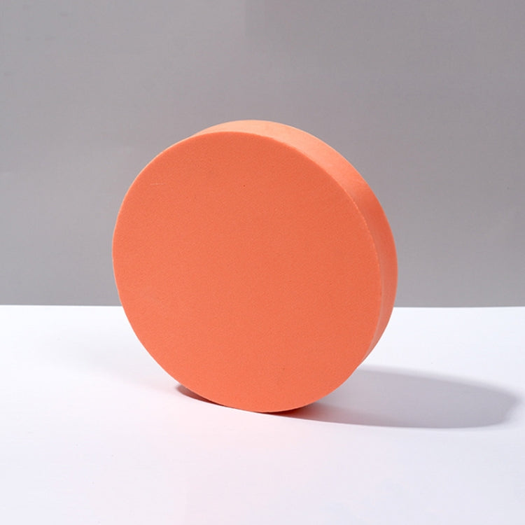8-Piece Geometric Photography Prop Set with Small Orange Cylinder