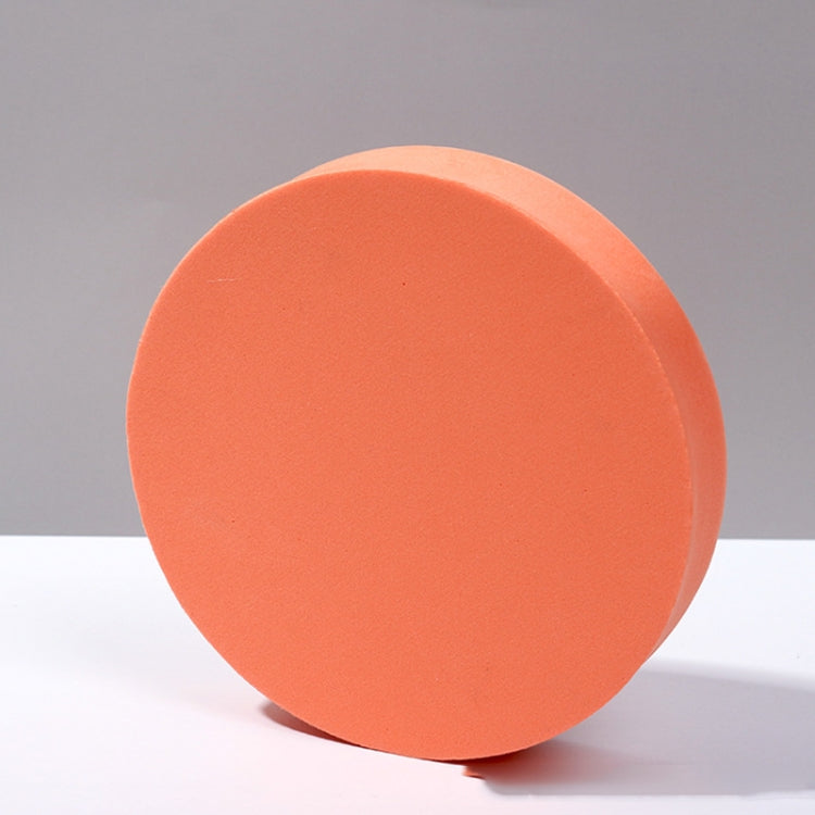 8-Piece Geometric Cube Photo Props Set with Large Orange Cylinder