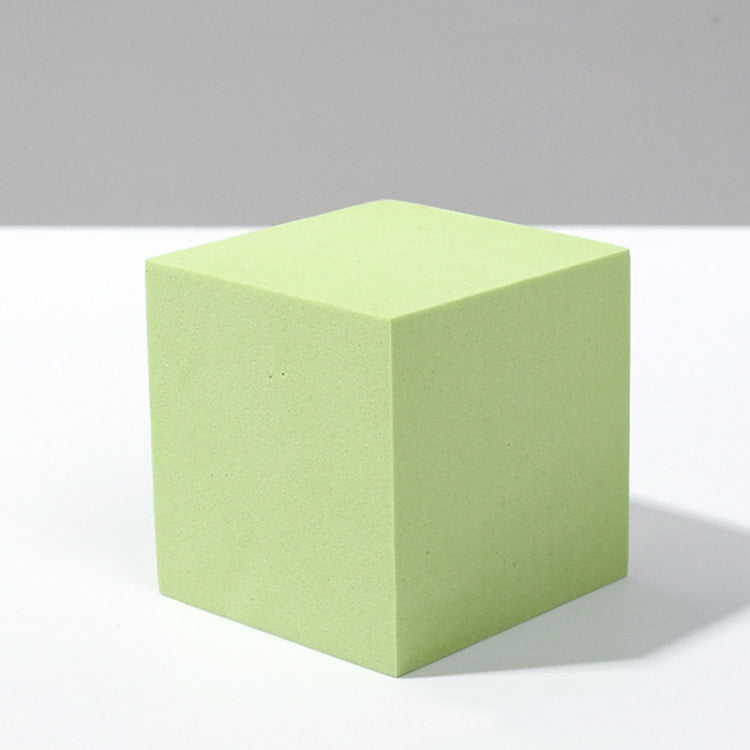 8 Pieces Small Green Geometric Cube Photo Props Set for Photography Platform Decor