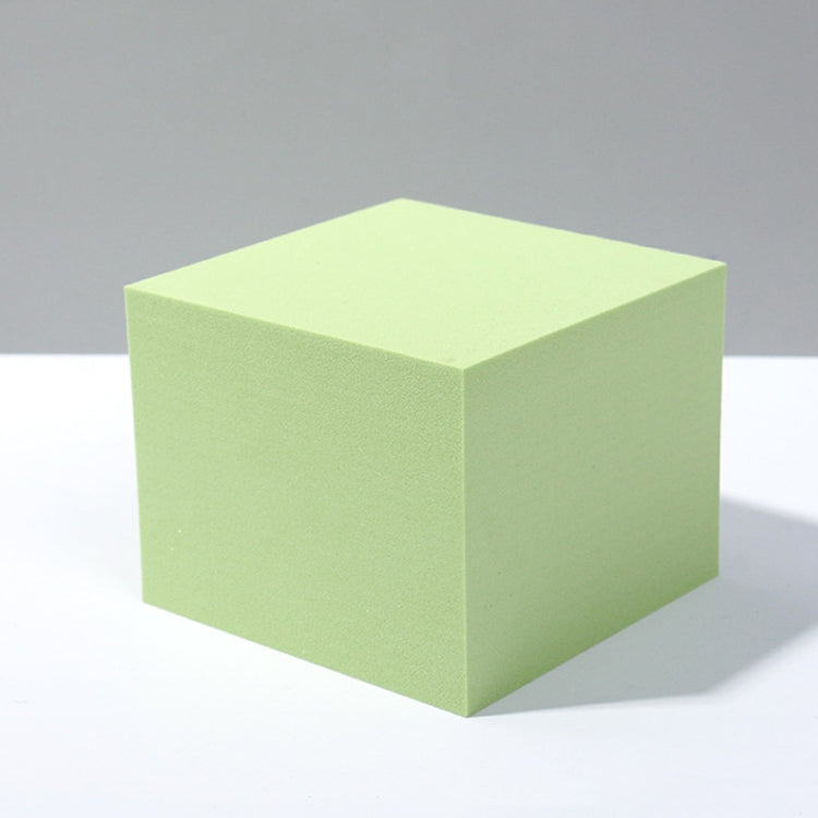 Set of 8 Geometric Cube Photo Props for Photography Platform, Large Green Rectangular