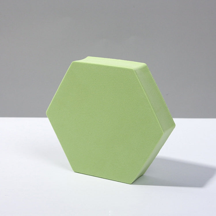 Geometric Photo Props Set with 8 Pieces in Small Green Hexagon Color