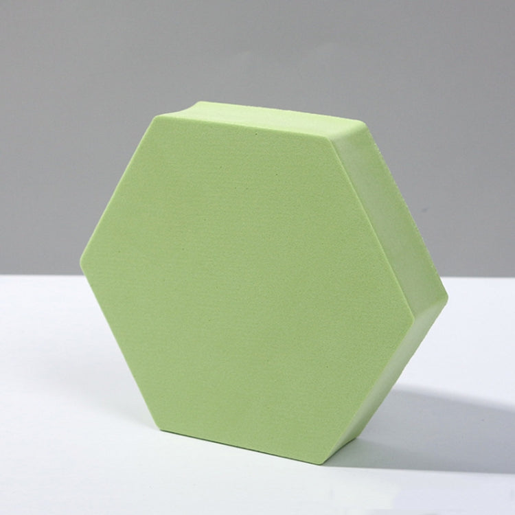 8 PCS Geometric Cube Photo Props in Large Green Hexagon Color