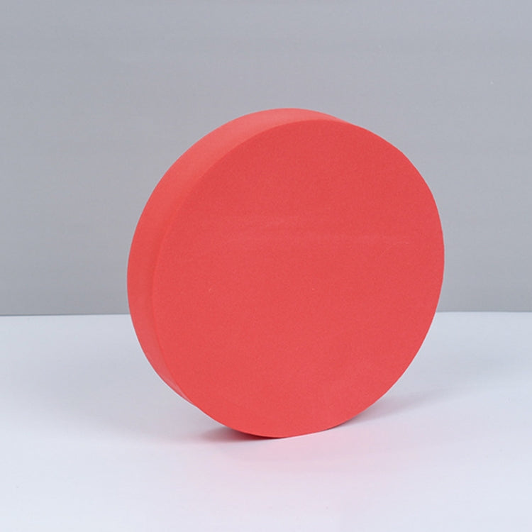 8-Piece Geometric Cube Photo Props Set - Large Red Cylinder