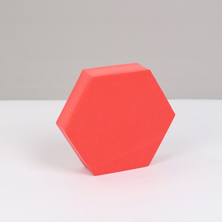 Geometric Photo Props Set - Small Red Hexagon