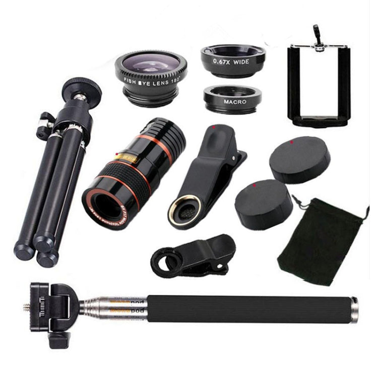 Enhance Your Phone Photography with 10 in 1 Telephoto Mobile Phone Universal Lens Set