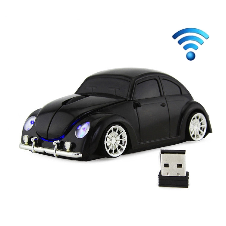Car Shaped Wireless Mouse 1200 DPI 3-button (Black)